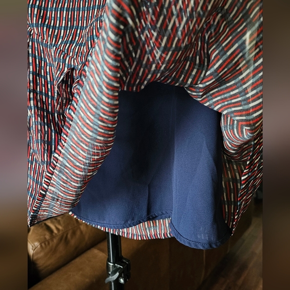 Barneys New York FiveSeventyFive Plaid Mini Skirt - Picture 3 of 5